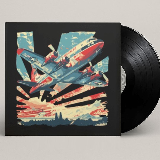 aircraft, weapon, war, yankee lady, b 17 Custom Vinyl Record Sleeves