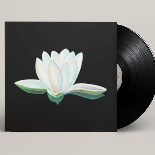 White Lotus Illustration Custom Vinyl Record Sleeves