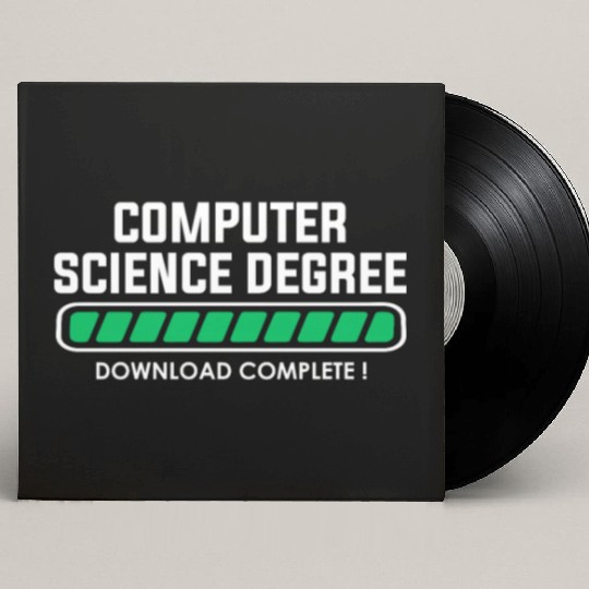 computer science degree Custom Vinyl Record Sleeves