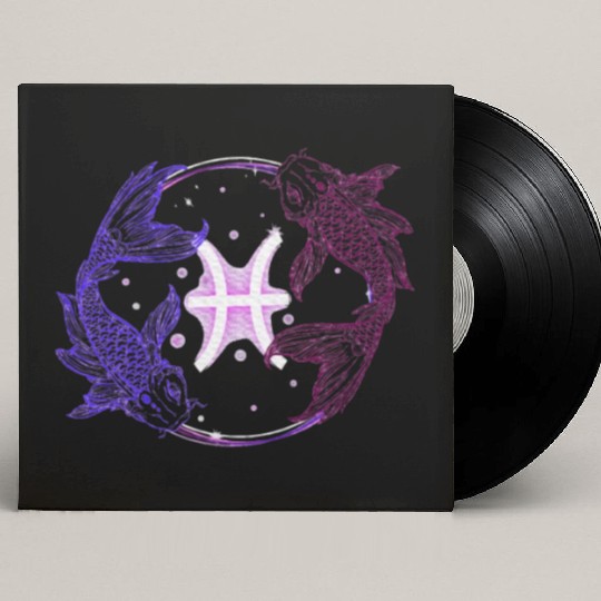 Pisces February March Birthday Horoscope Lover Custom Vinyl Record Sleeves