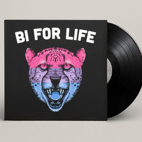 Bi for Life Bisexual LGBTQ Bi Pride LGBT Gay Pride Custom Vinyl Record Sleeves