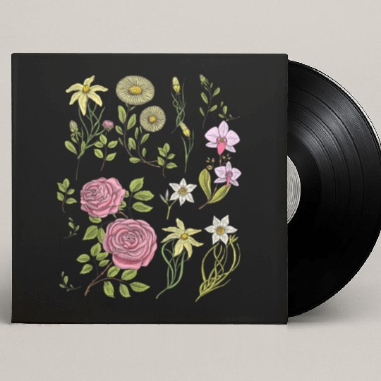 Flowers Cottagecore Mushroom Indie Clothes Custom Vinyl Record Sleeves