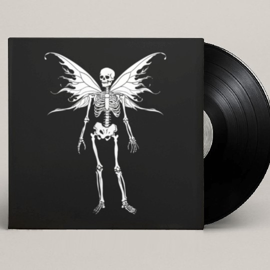 Fairy Grunge Fairycore Aesthetic Skeleton Custom Vinyl Record Sleeves