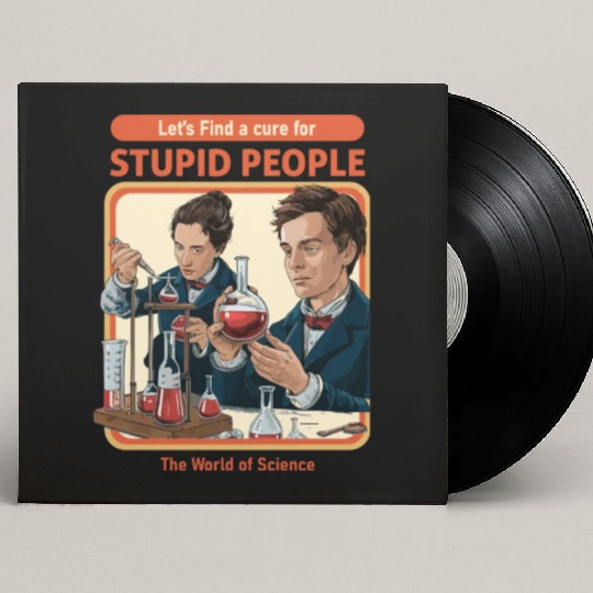 A Cure For Stupid People Classic Custom Vinyl Record Sleeves