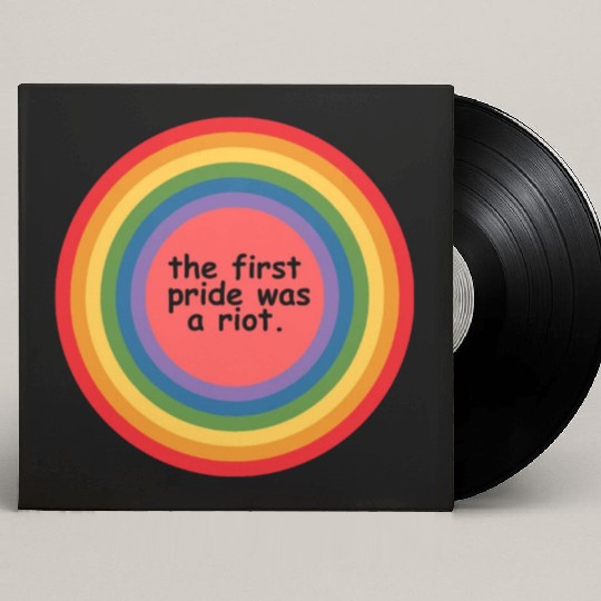 The first pride was a riot Custom Vinyl Record Sleeves