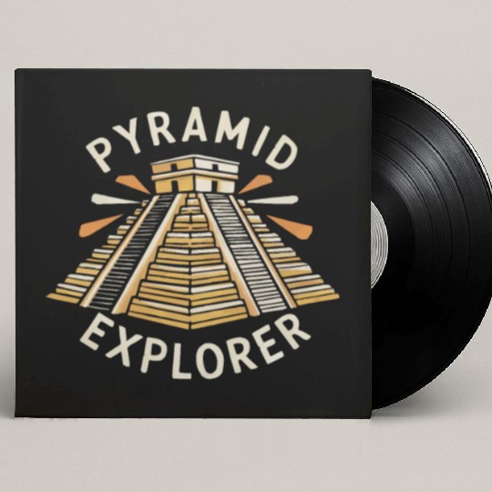 Aztec Pyramid Mayan Indigenous Mexican Aztec Custom Vinyl Record Sleeves