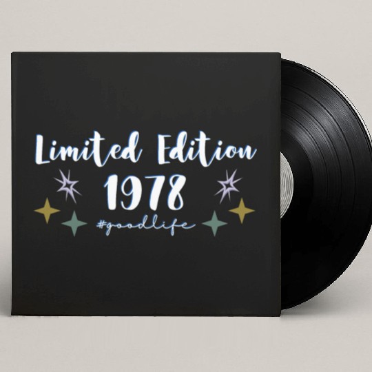 Limited Edition 1978 #goodlife Mens And Womens8 Custom Vinyl Record Sleeves