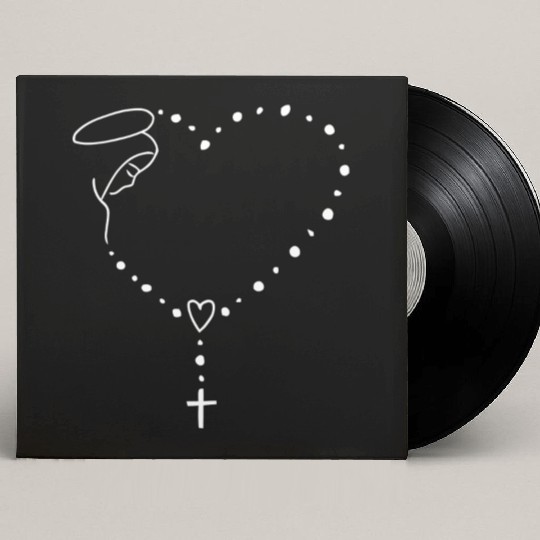 Virgin Mary jesus bible christian religion madona Custom Vinyl Record Sleeves