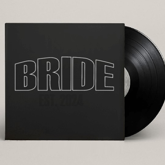 Bride and Groom 2024 Custom Vinyl Record Sleeves