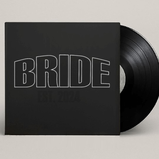 Bride and Groom 2024 Custom Vinyl Record Sleeves