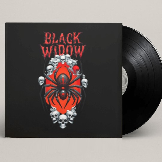 BLACK WIDOW Custom Vinyl Record Sleeves