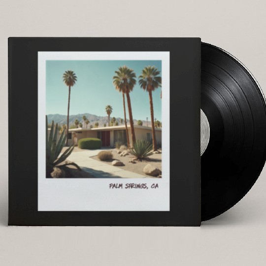 Mono Enterprises "Travels" Palm Springs #1 Custom Vinyl Record Sleeves