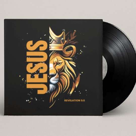 Jesus the Lion of Judah - Revelation 5:5 Cool Custom Vinyl Record Sleeves