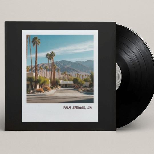 Mono Enterprises "Travels" Palm Springs #3 Custom Vinyl Record Sleeves