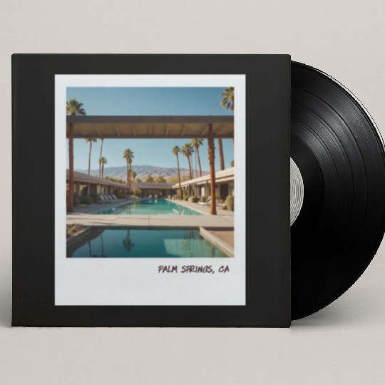 Mono Enterprises "Travels" Palm Springs #4 Custom Vinyl Record Sleeves