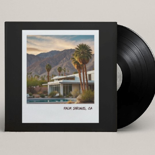 Mono Enterprises "Travels" Palm Springs #5 Custom Vinyl Record Sleeves