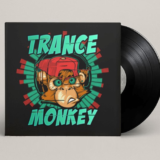 Trance Monkey Custom Vinyl Record Sleeves