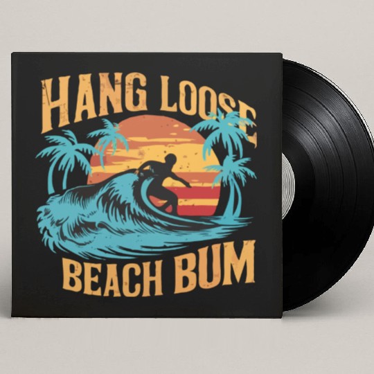 Hang Loose, Beach B Custom Vinyl Record Sleeves