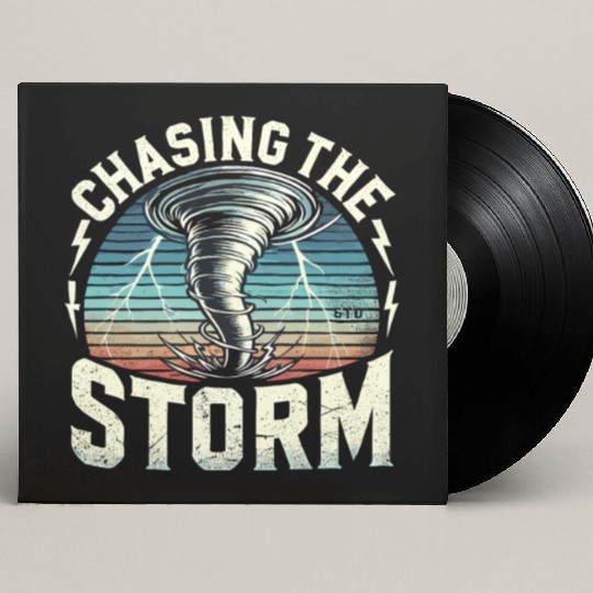 Tornado Chasing Adventures: Embrace Nature's Fury Custom Vinyl Record Sleeves