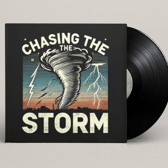 Tornado Chasing Adventures: Embrace Nature's Fury Custom Vinyl Record Sleeves