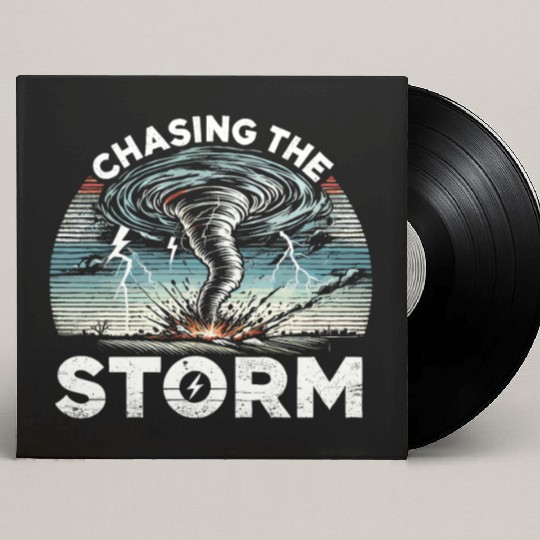 Tornado Chasing Adventures: Embrace Nature's Fury Custom Vinyl Record Sleeves