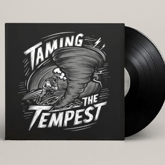 Tornado Chasing Adventures: Embrace Nature's Fury Custom Vinyl Record Sleeves