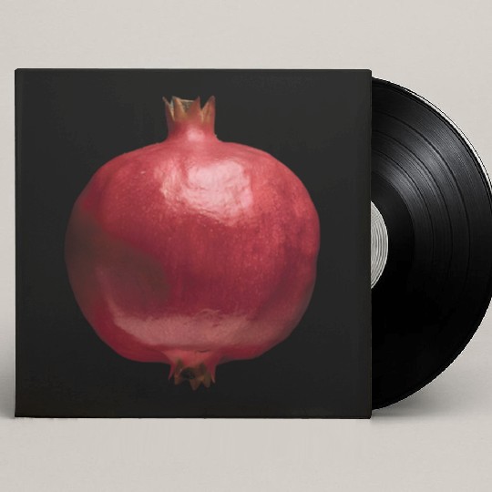 Pomegranate Realistic Custom Vinyl Record Sleeves