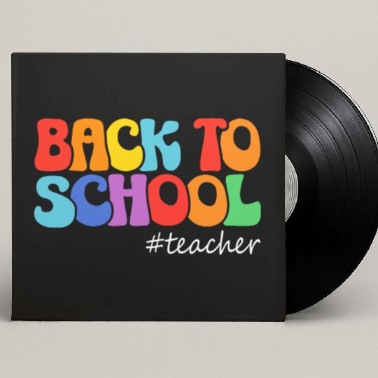 Back to school teacher Custom Vinyl Record Sleeves