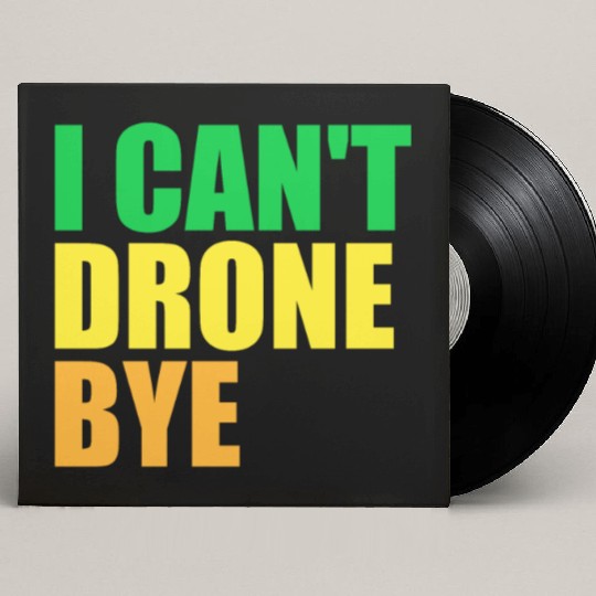 FPV Drone Pilot Drones Quadrocopter Custom Vinyl Record Sleeves