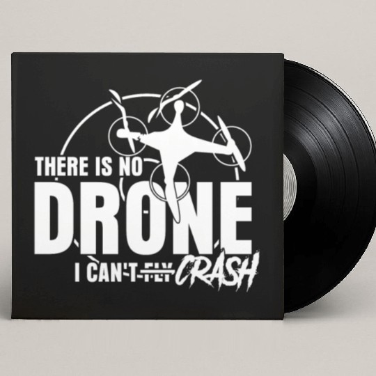 Drone Crash Quadrocopter FPV Drones Custom Vinyl Record Sleeves