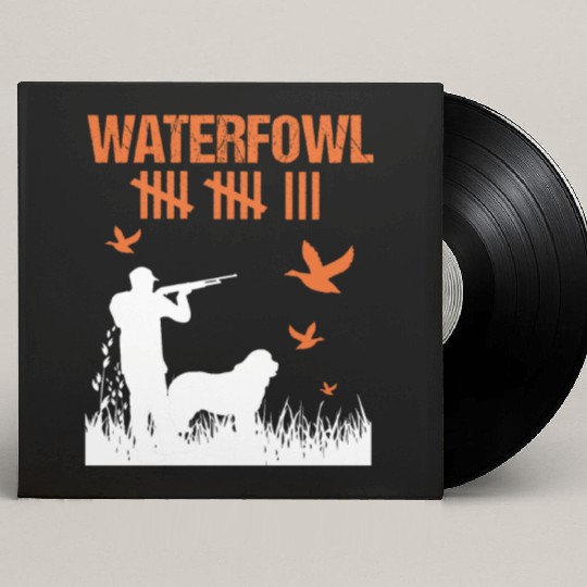 Funny Waterfowl Hunting Score Card Duck Hunting Custom Vinyl Record Sleeves