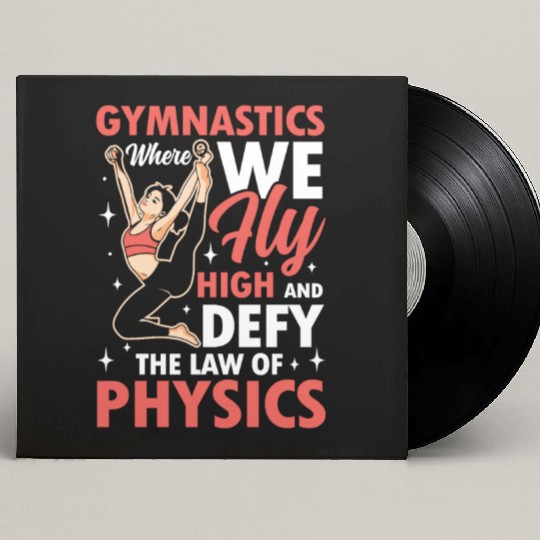 Gymnast Could Flip At Any Moment Custom Vinyl Record Sleeves