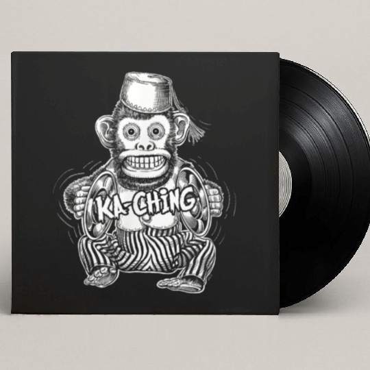 Vintage Evil Monkey Toy Custom Vinyl Record Sleeves
