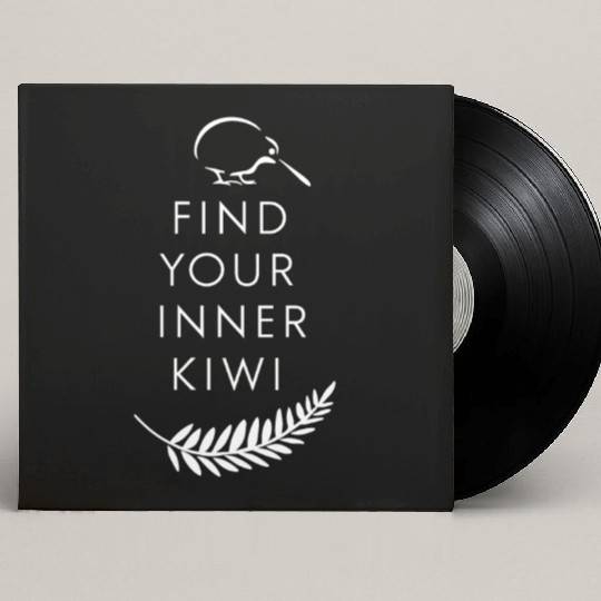 Find Your Inner Kiwi New Zealand Souvenir Custom Vinyl Record Sleeves