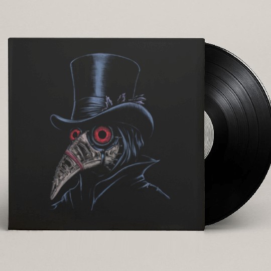 Plague Doctor Custom Vinyl Record Sleeves
