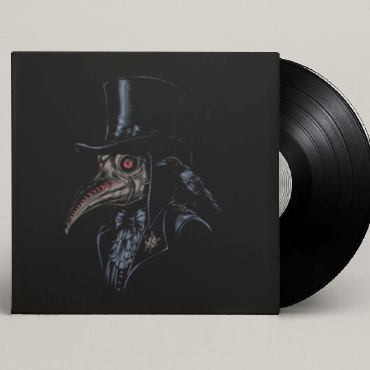 Plague Doctor Custom Vinyl Record Sleeves