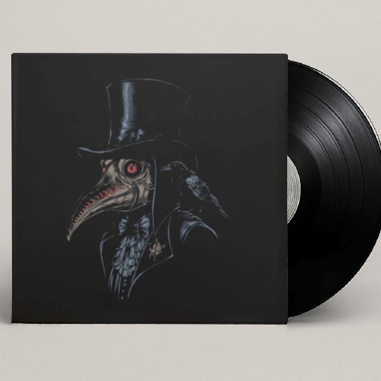 Plague Doctor Custom Vinyl Record Sleeves