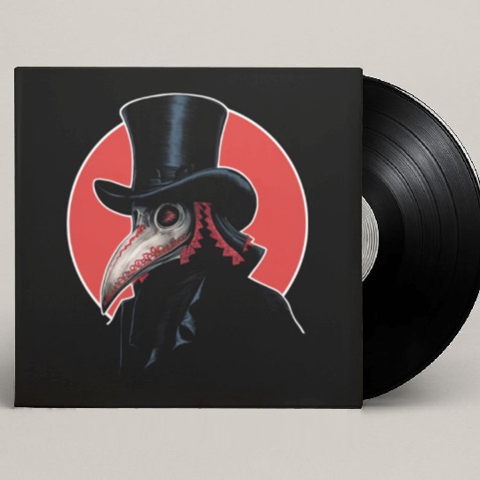 Plague Doctor Custom Vinyl Record Sleeves