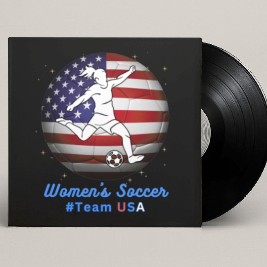 Women's Soccer #Team USA - watch women's sports Custom Vinyl Record Sleeves