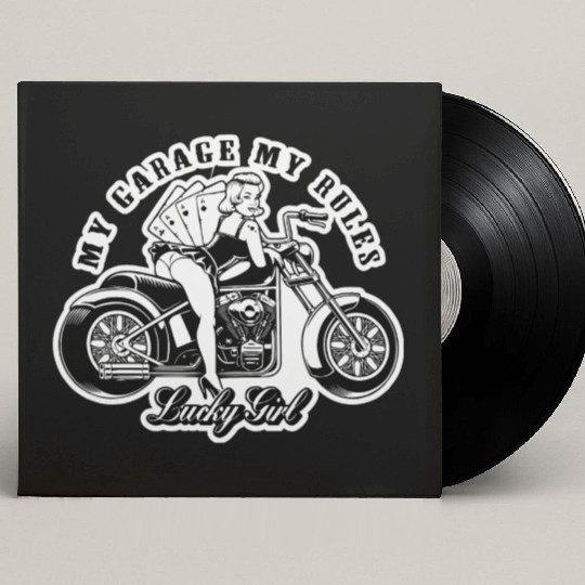 My Garage My Rules Pinup LIKE US ON FACEBOOK # Custom Vinyl Record Sleeves
