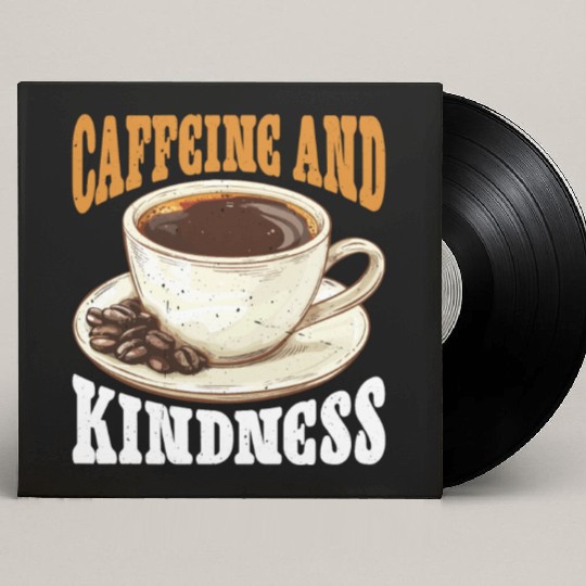 Caffeine And Kindness 6 Custom Vinyl Record Sleeves