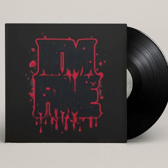 i'm fine Custom Vinyl Record Sleeves