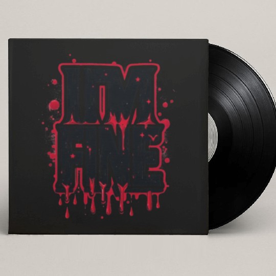 i'm fine Custom Vinyl Record Sleeves