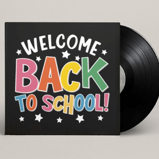 Welcome Back To School, Funny Teacher Custom Vinyl Record Sleeves