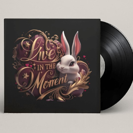Live in the Moment,Present Life Custom Vinyl Record Sleeves