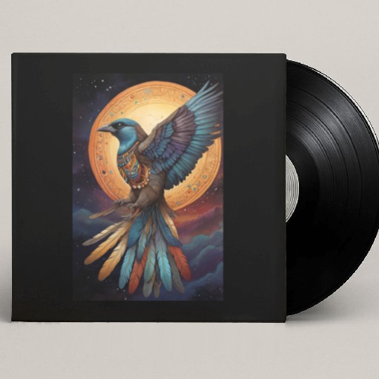 Bird of paradise Custom Vinyl Record Sleeves