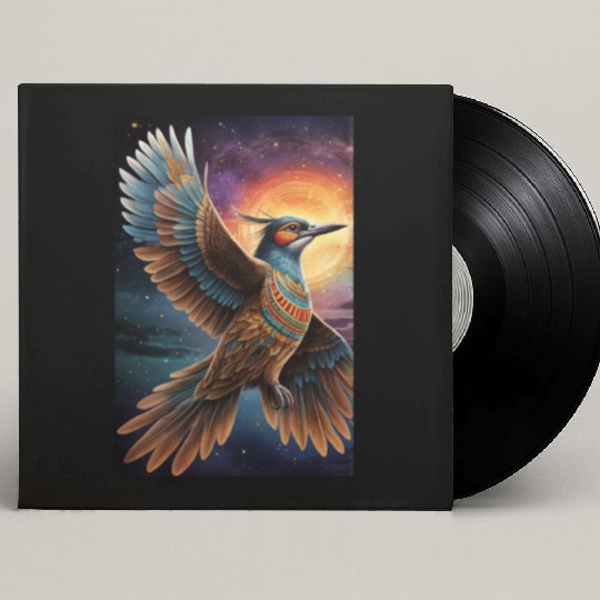 Bird of paradise Custom Vinyl Record Sleeves