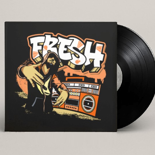 Graffiti Train Streetwear Old School Custom Vinyl Record Sleeves