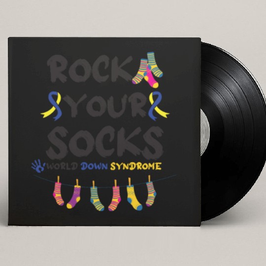 World Down Syndrome Awareness T21 Homie Teacher Custom Vinyl Record Sleeves