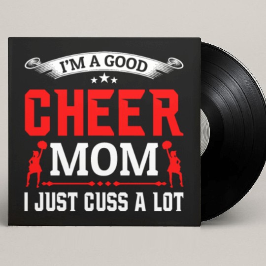 A Good Cheer Mom Cheerleading Mommy Mother's Day Custom Vinyl Record Sleeves